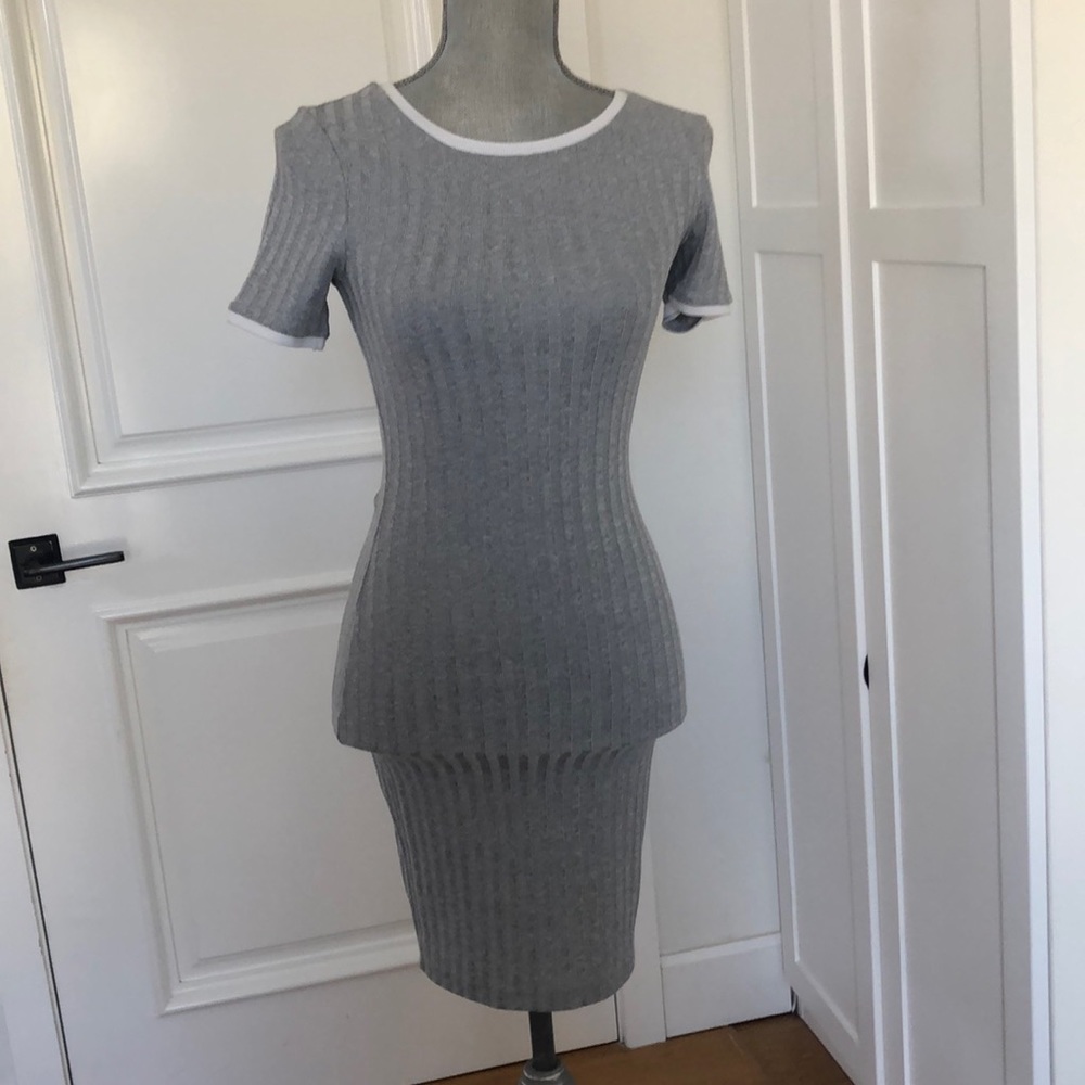 H&M body fitted dress